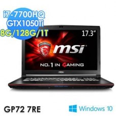 GP72 7RE(Leopard Pro)-443TW-BB7770H8G1T0DS10MH 17.3吋筆電